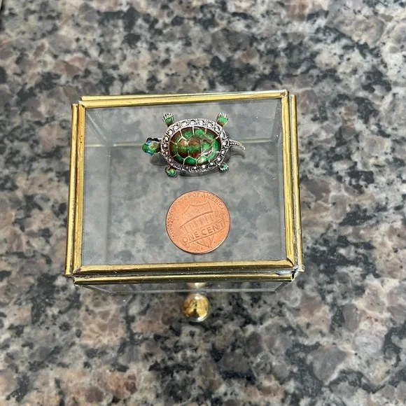 Alice Caviness Sterling Silver Turtle Broochđąđș - Picture 4 of 5